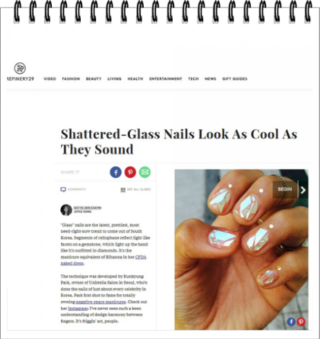 shattered glass nails nagelstudio München